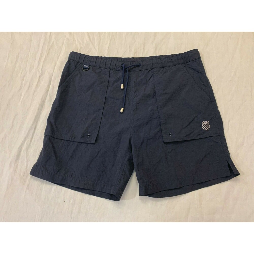 KSWISS MENS SWIM NYLON UNLINED SHORTS SIZE L